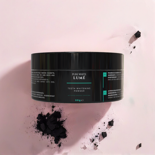 Teeth whitening powder with activated charcoal - Pure White Lumé